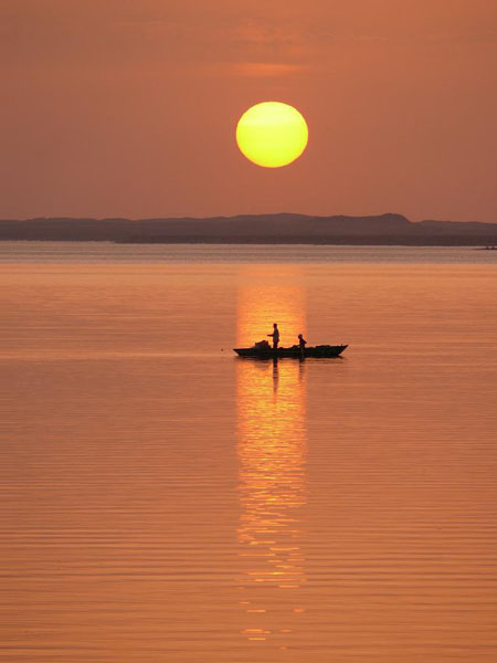Sunset on Lake Nasser